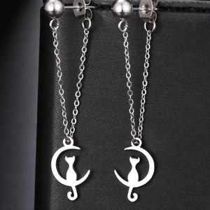 PENDANT EARRINGS KITTEN.